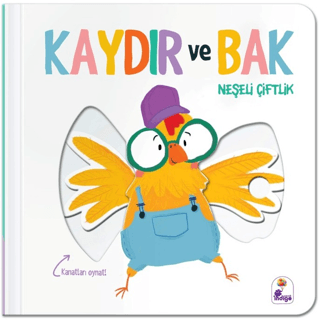 Kaydır ve Bak - Neşeli Çiftlik – İndigo Çocuk kitap kapağı