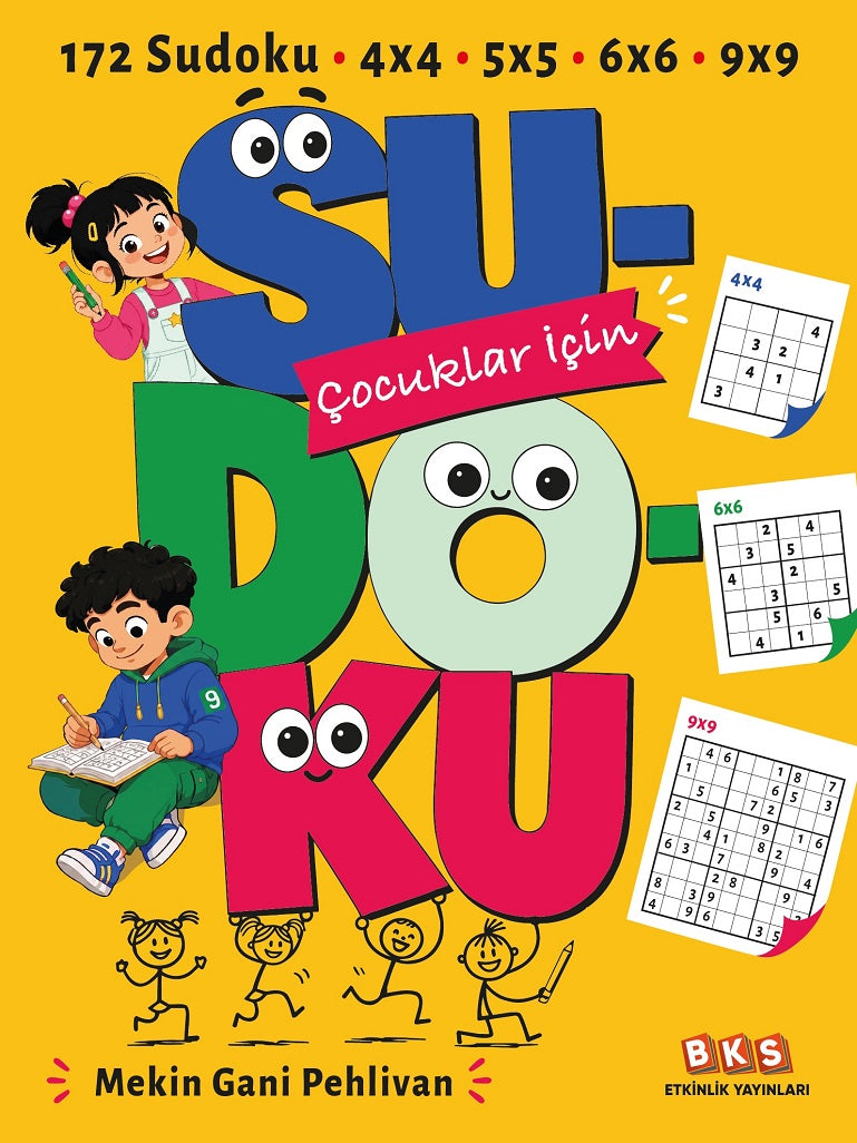 Çocuklar İçin Sudoku – BKS Etkinlik Yayınları kitap kapağı