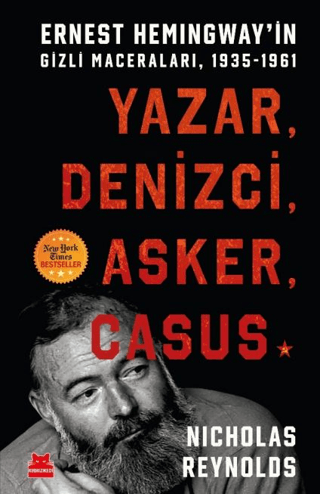 Yazar, Denizci, Asker, Casus – Kırmızı Kedi Yayınevi kitap kapağı