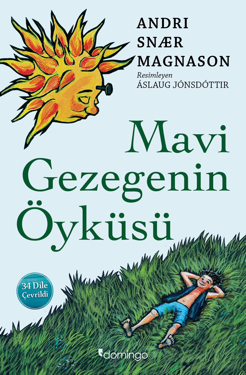 Mavi Gezegenin Öyküsü – Domingo Yayınevi kitap kapağı