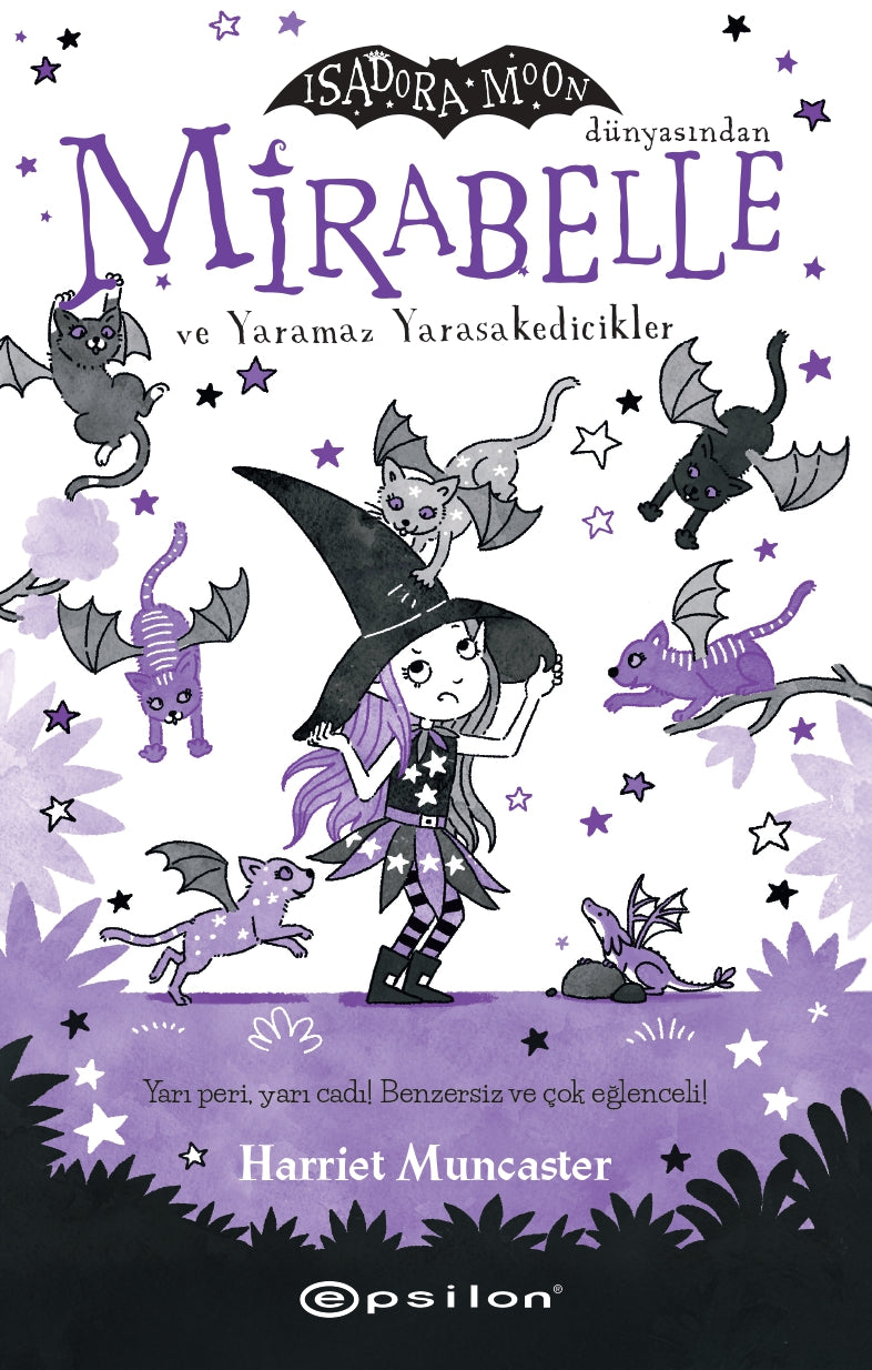 Mirabelle 5 - Mirabelle ve Yaramaz Yarasakedicikler – Epsilon Yayınları kitap kapağı