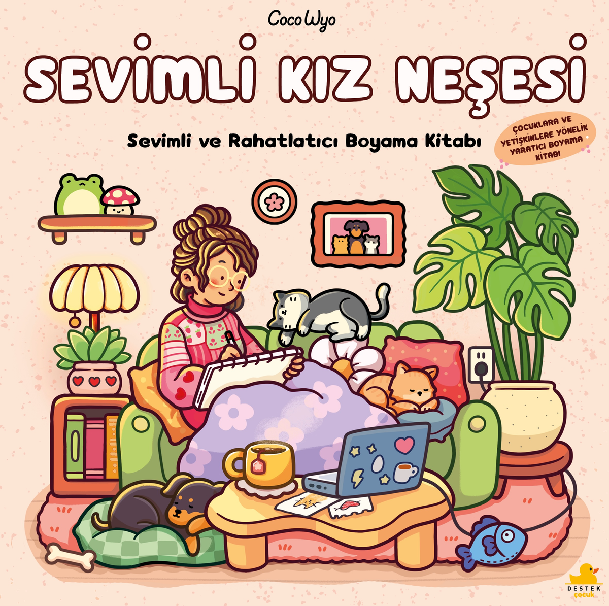 Sevimli Kız Neşesi – Destek Yayınları kitap kapağı