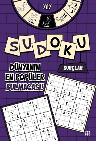 Burçlar Sudoku - Yay (Kalem Hediyeli) – Dokuz Yayınları kitap kapağı