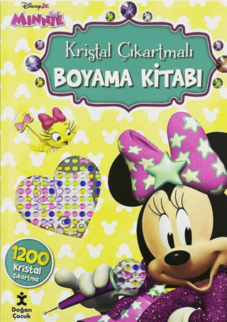 Disney Minnie - Kristal Çıkartmalı Boyama Kitabı – Doğan Çocuk kitap kapağı