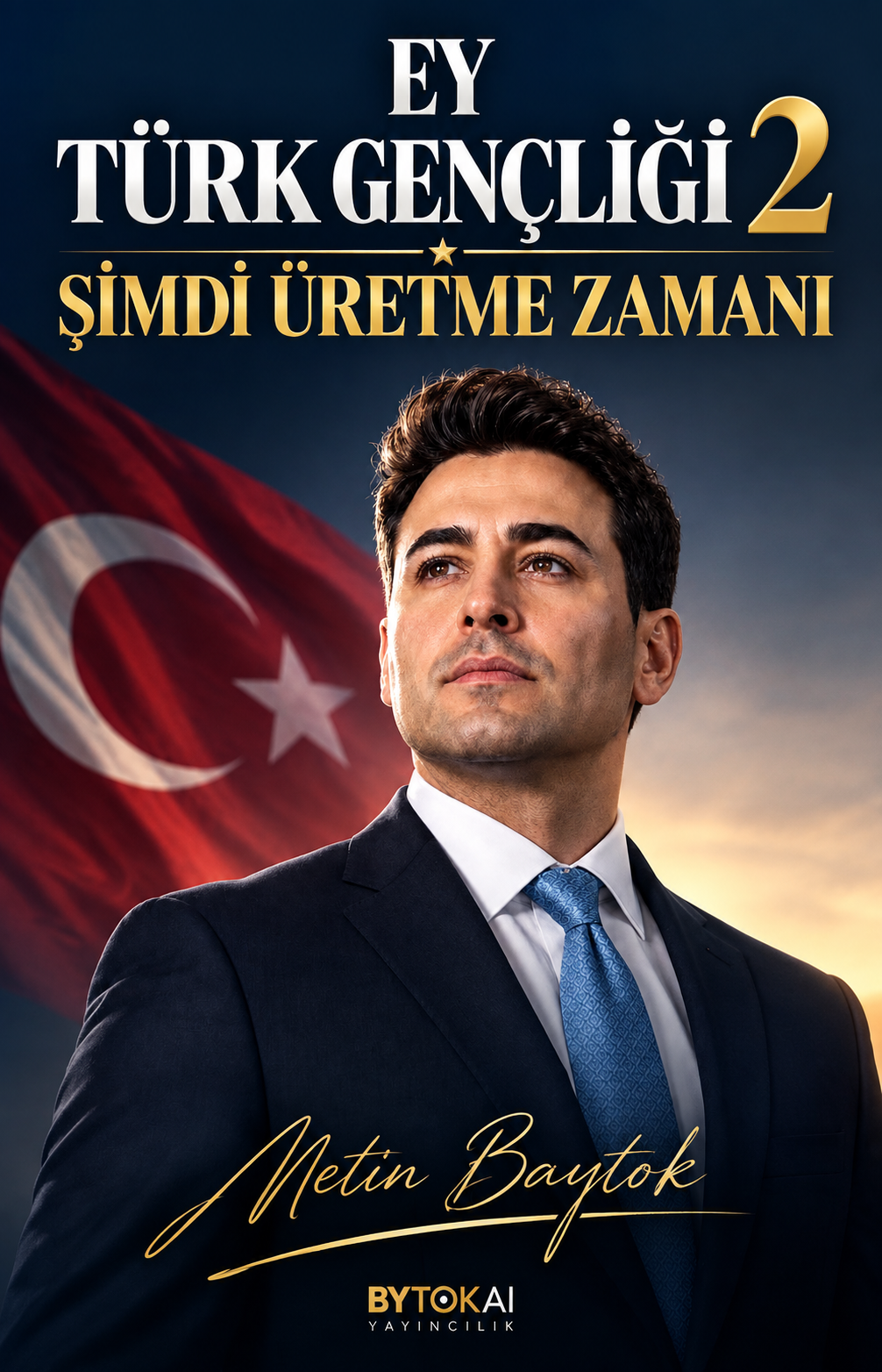 Ey Türk Gençliği 2 - Şimdi Üretme Zamanı – Bytok AI Yayınları kitap kapağı