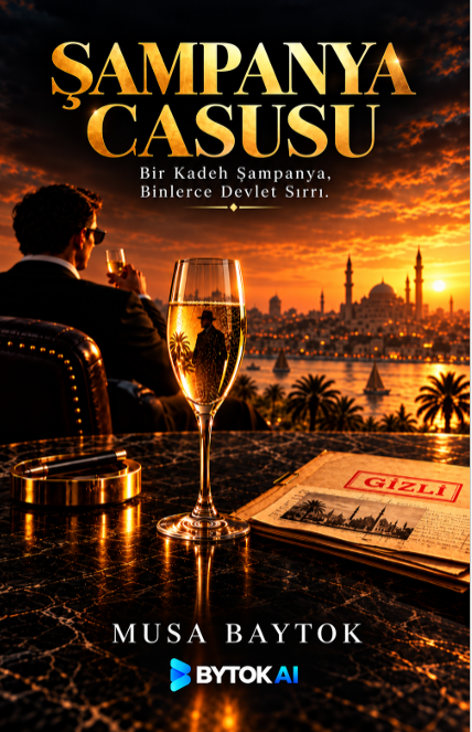 Şampanya Casusu – Bytok AI Yayınları kitap kapağı