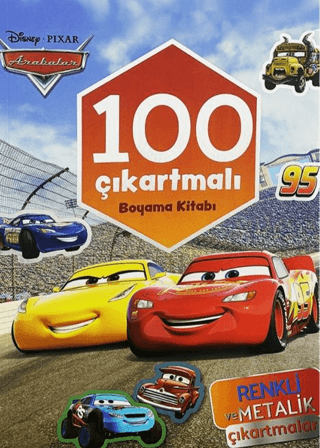 Disney Arabalar 100 Çıkartmalı Boyama Kitabı – Doğan Çocuk kitap kapağı