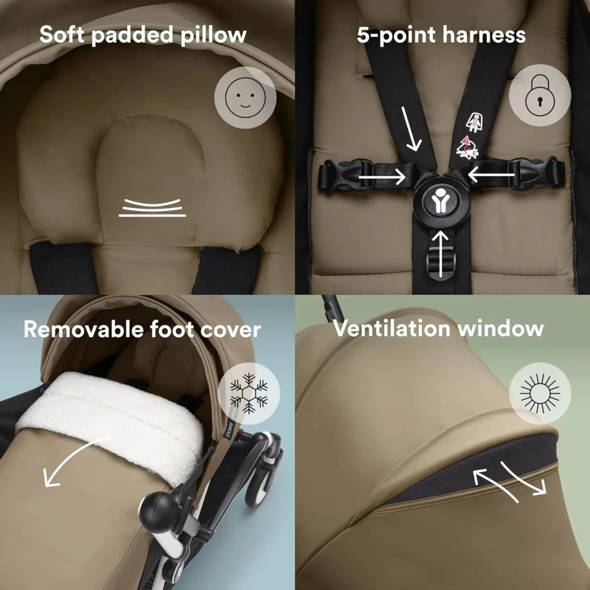 Stokke / Babyzen Stokke YOYO³ 0+ Newborn Pack - Taupe