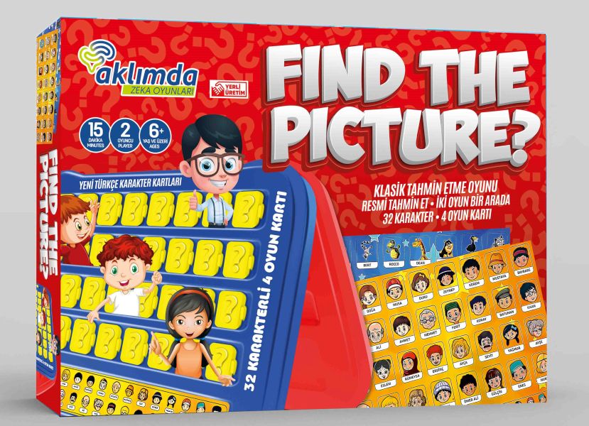 Find The Picture (Klasik Tahmin Oyunu) - Aklımda Zeka Oyunları Kitap