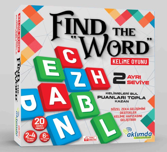 Find The Word (Kelime Oyunu) - Aklımda Zeka Oyunları Kitap