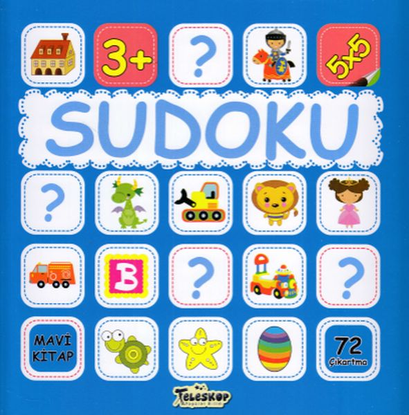 Sudoku 5X5 Mavi Kitap - Teleskop Popüler Bilim Kitap