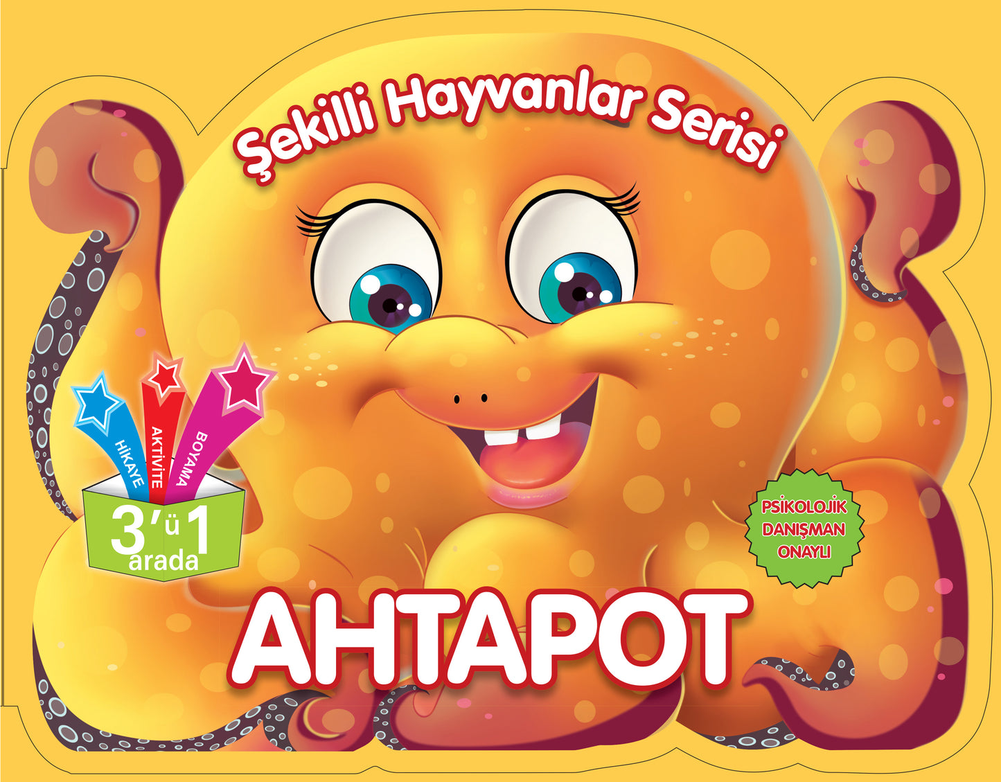 Şekilli Hayvanlar Serisi - Ahtapot - Parıltı Yayınları Kitap