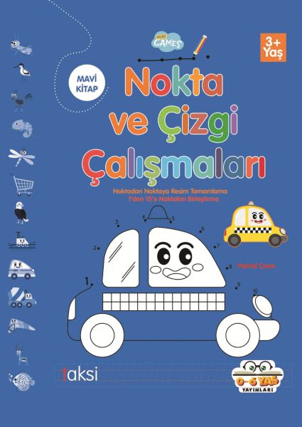 Nokta ve Çizgi Çalışmaları Mavi Kitap - 0-6 Yaş Yayınları Kitap