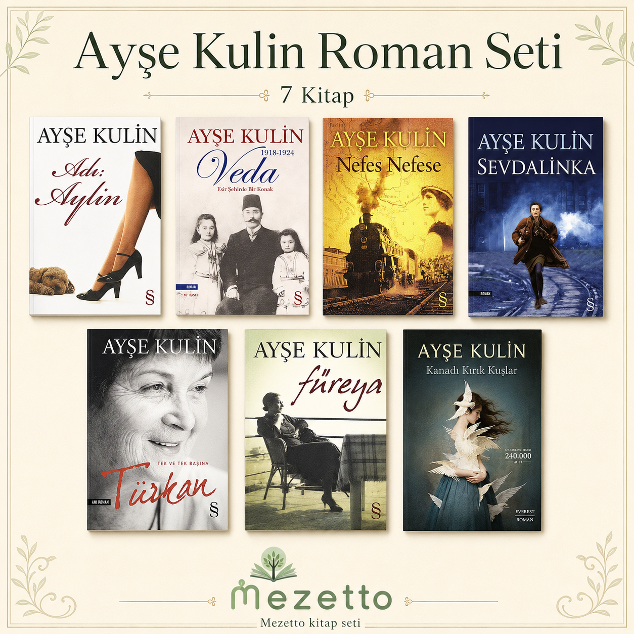 Ayşe Kulin Roman Seti | 7 Kitap