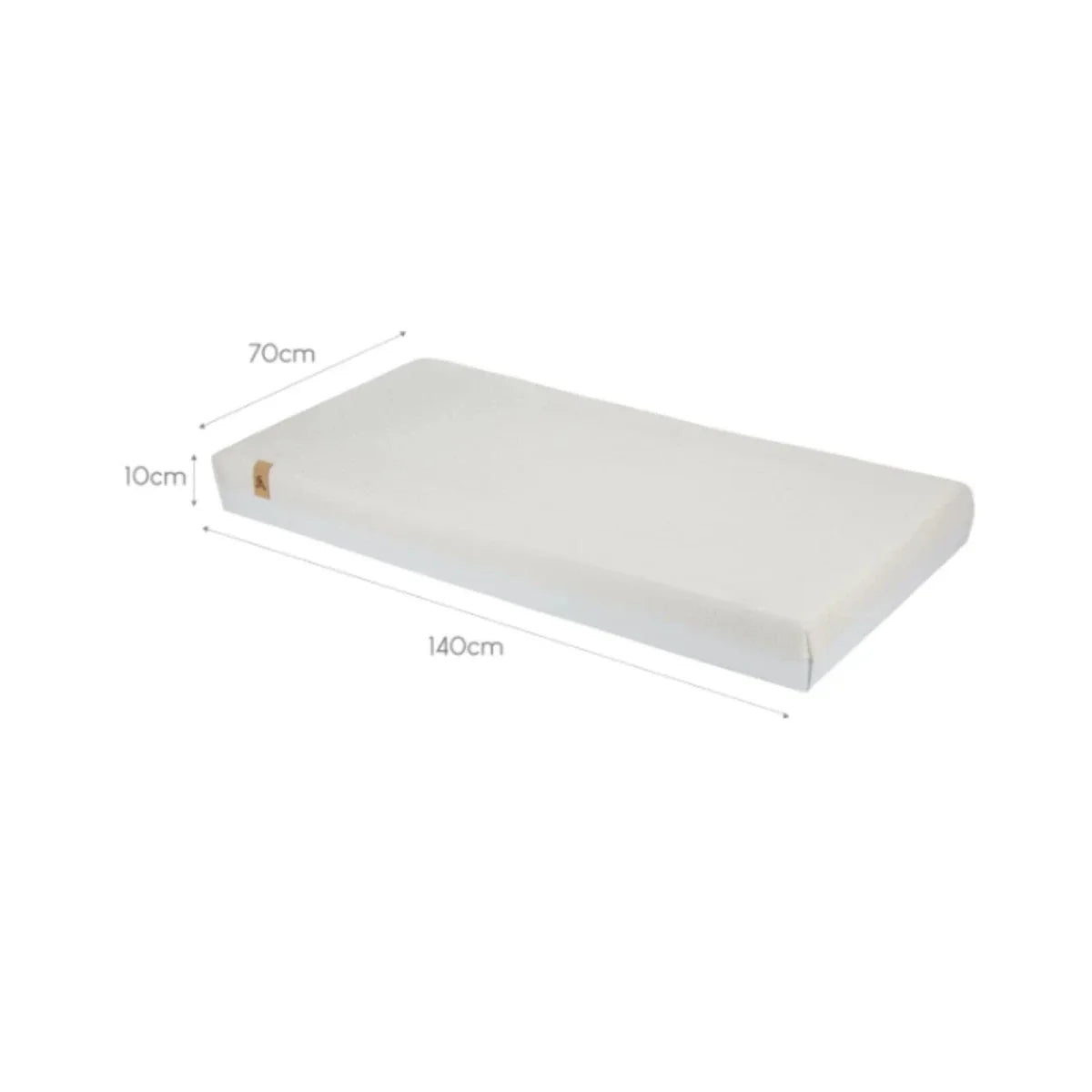 CuddleCo Harmony Hypo-Allergenic Bamboo Sprung Cot Bed Mattress 140 x 70cm