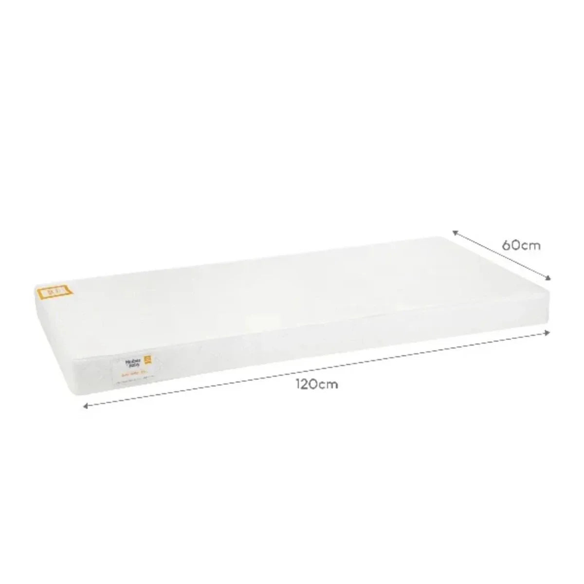 CuddleCo Mother&Baby Pure Gold Anti-Allergy Coir Pocket Sprung Cot Mattress 120 x 60cm
