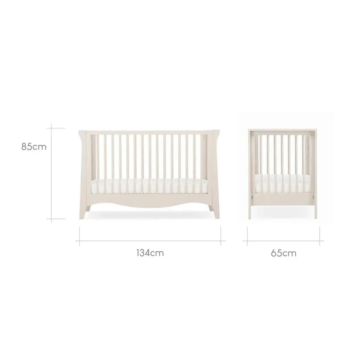 Cuddle Co Clara Mini Cot Bed - Cashmere