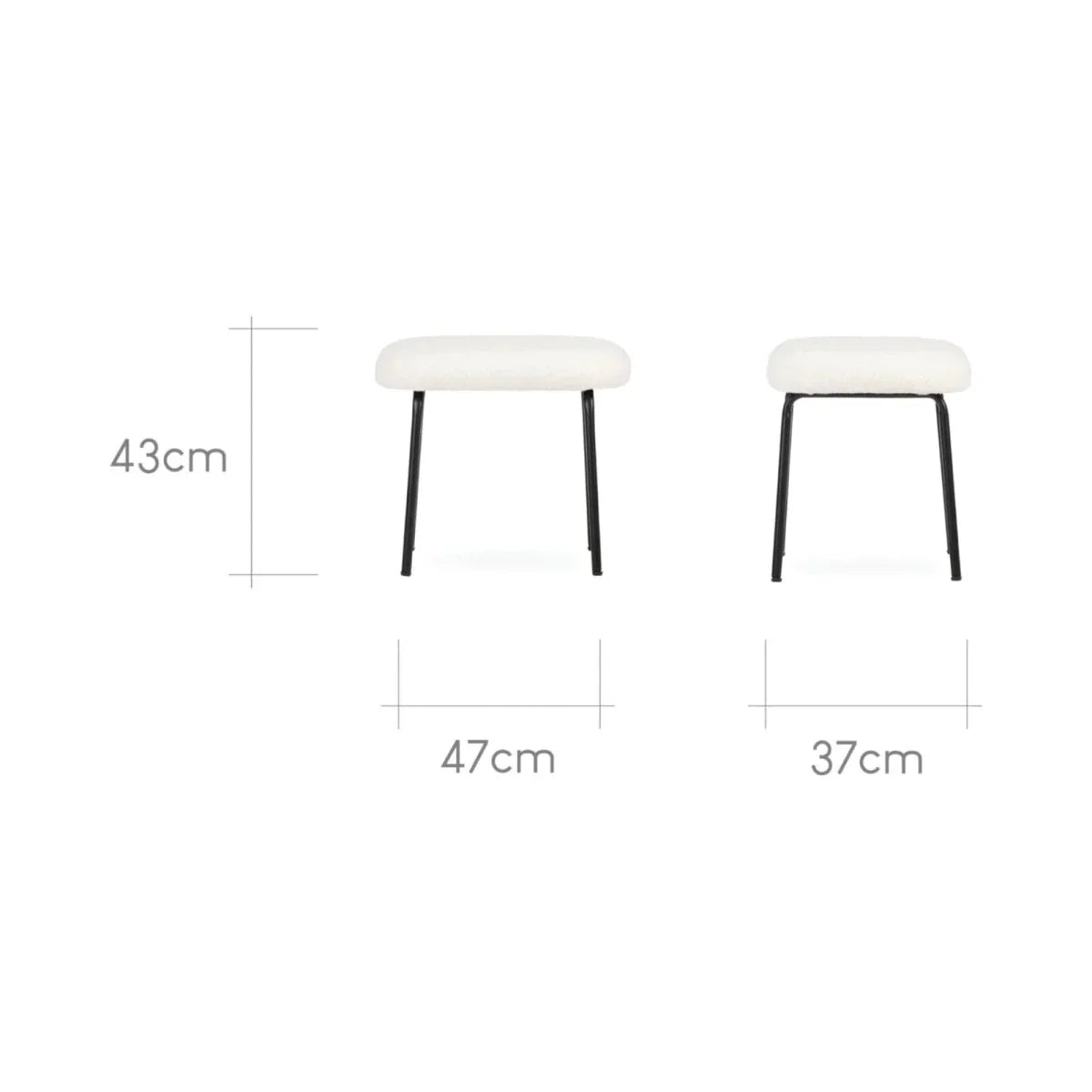 CuddleCo Marley Nursing Chair and Footstool - Teddy Off White