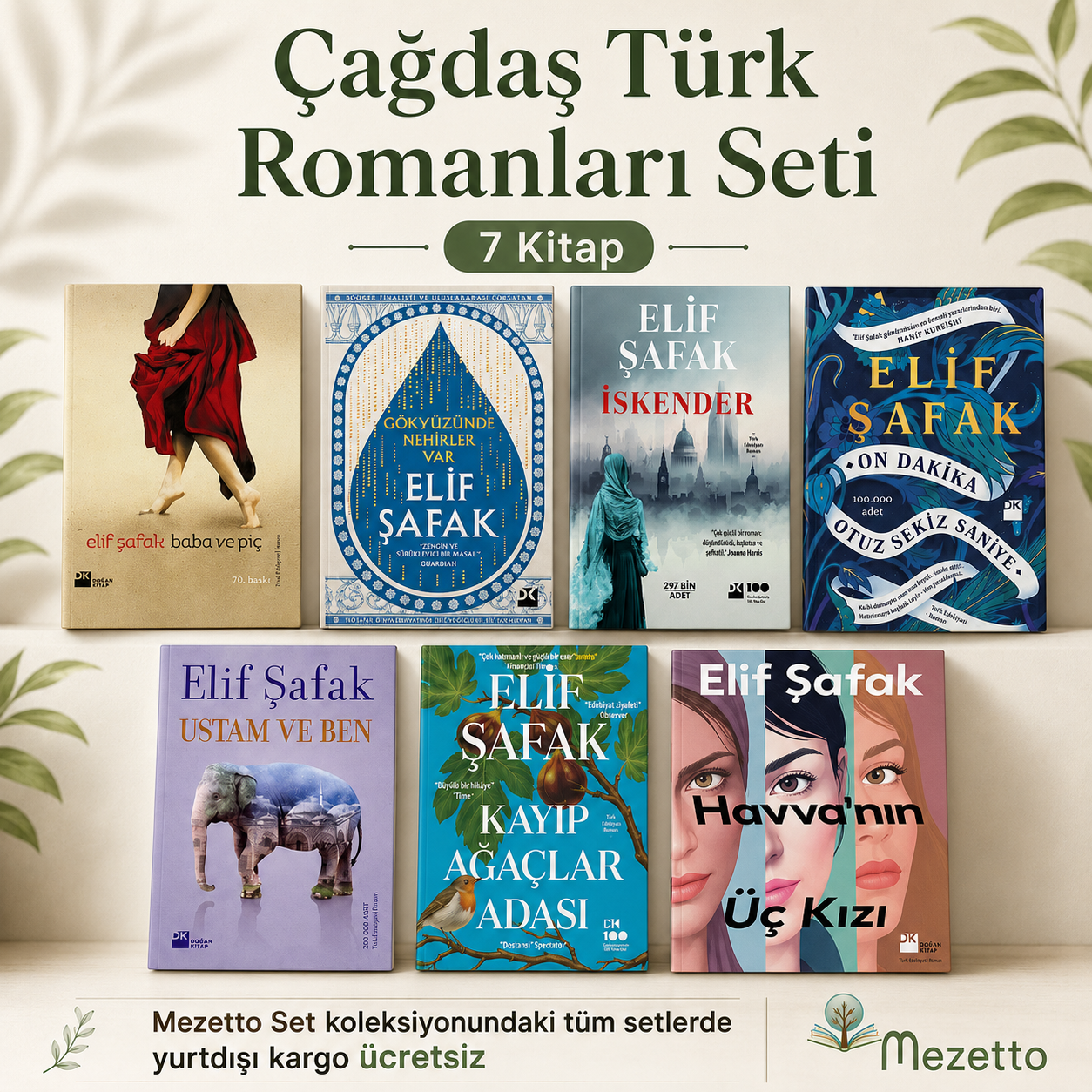Çağdaş Türk Romanları Kitap Seti | 7 Kitap