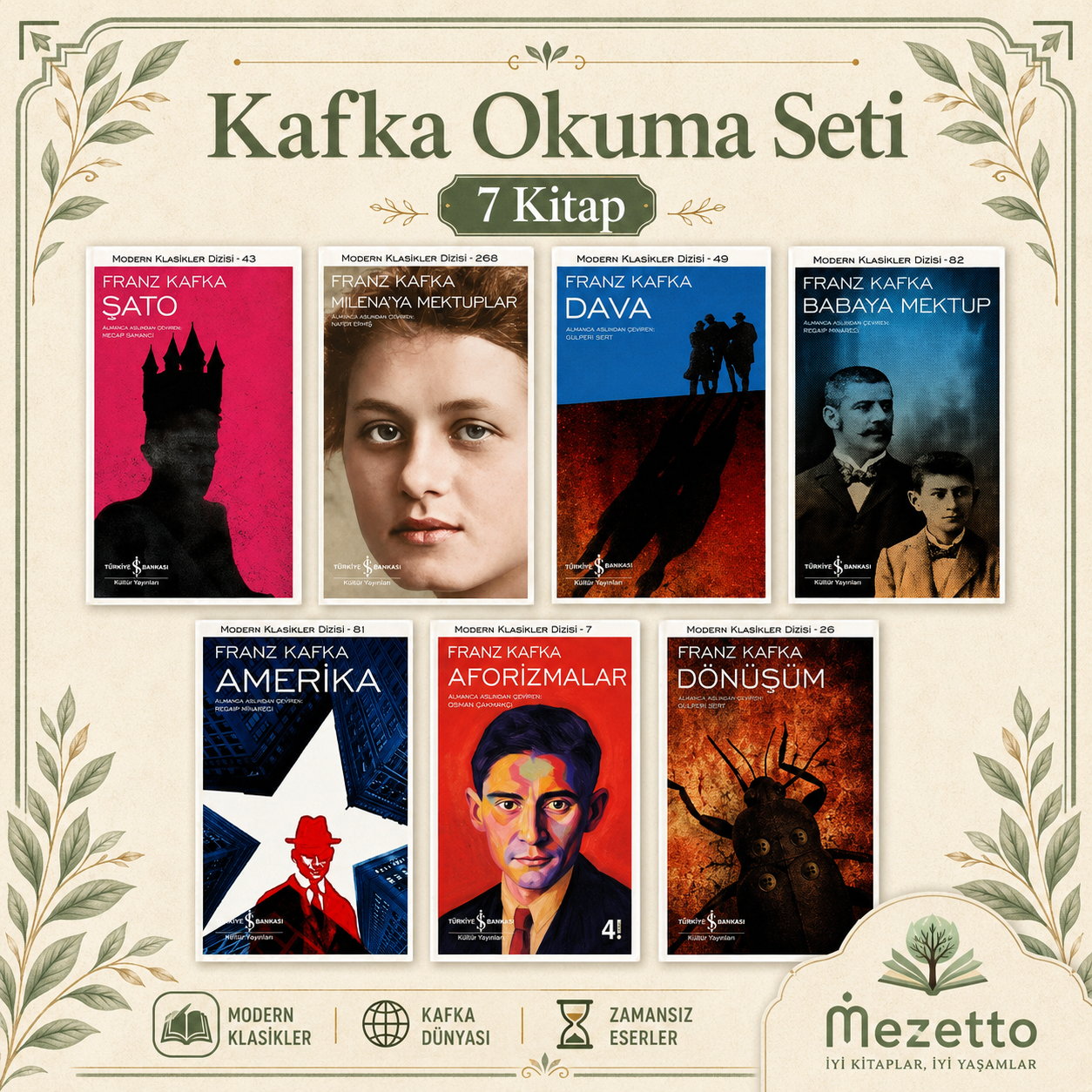 Kafka Okuma Seti | 7 Kitap