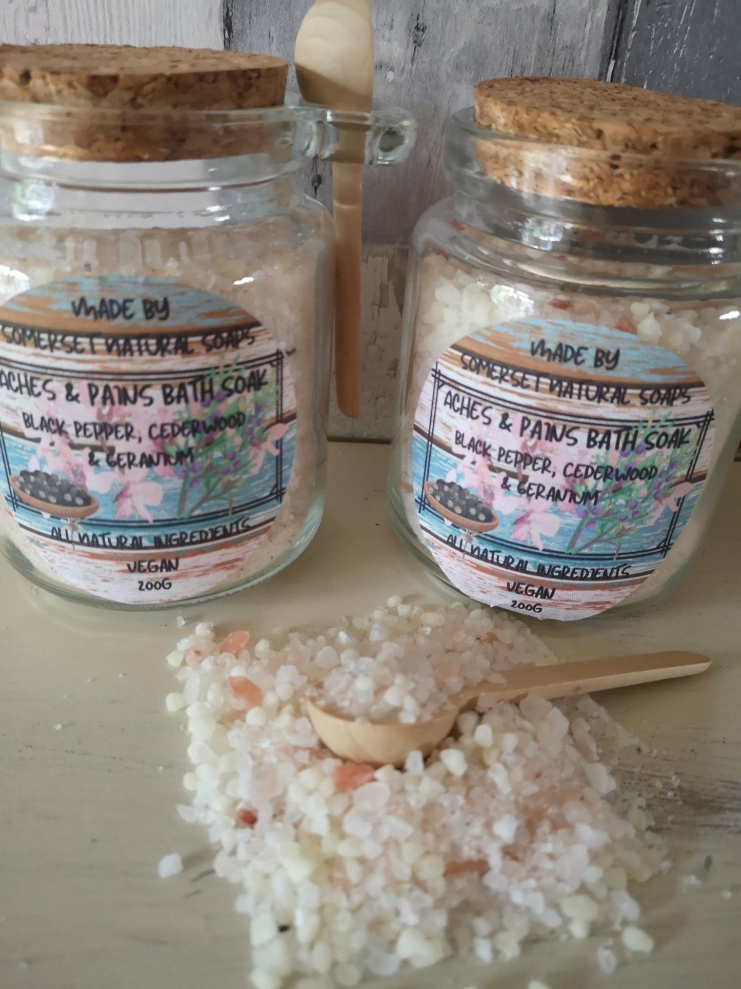 Aches & Pains Bath Soak - mezetto Shopify Collective Somerset Natural Soaps