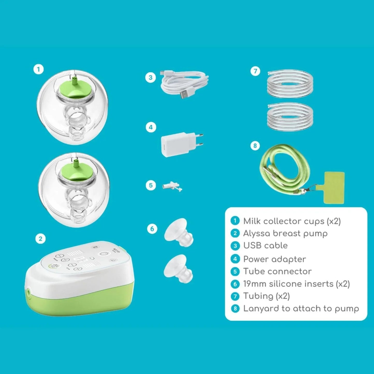 Ardo Alyssa Hands Free Breast Pump - mezetto ebebek ebebek