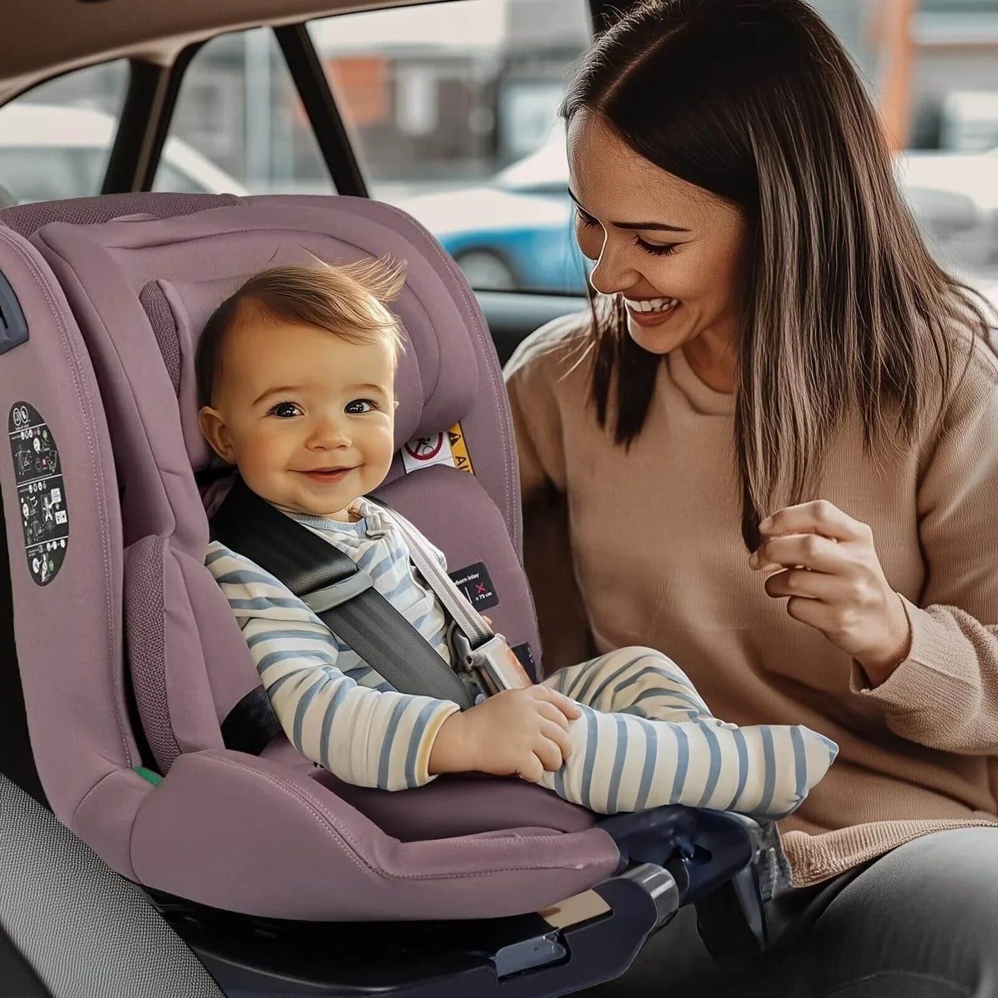 baby plus Pixi I - Size Car Seat - Pink - mezetto ebebek ebebek