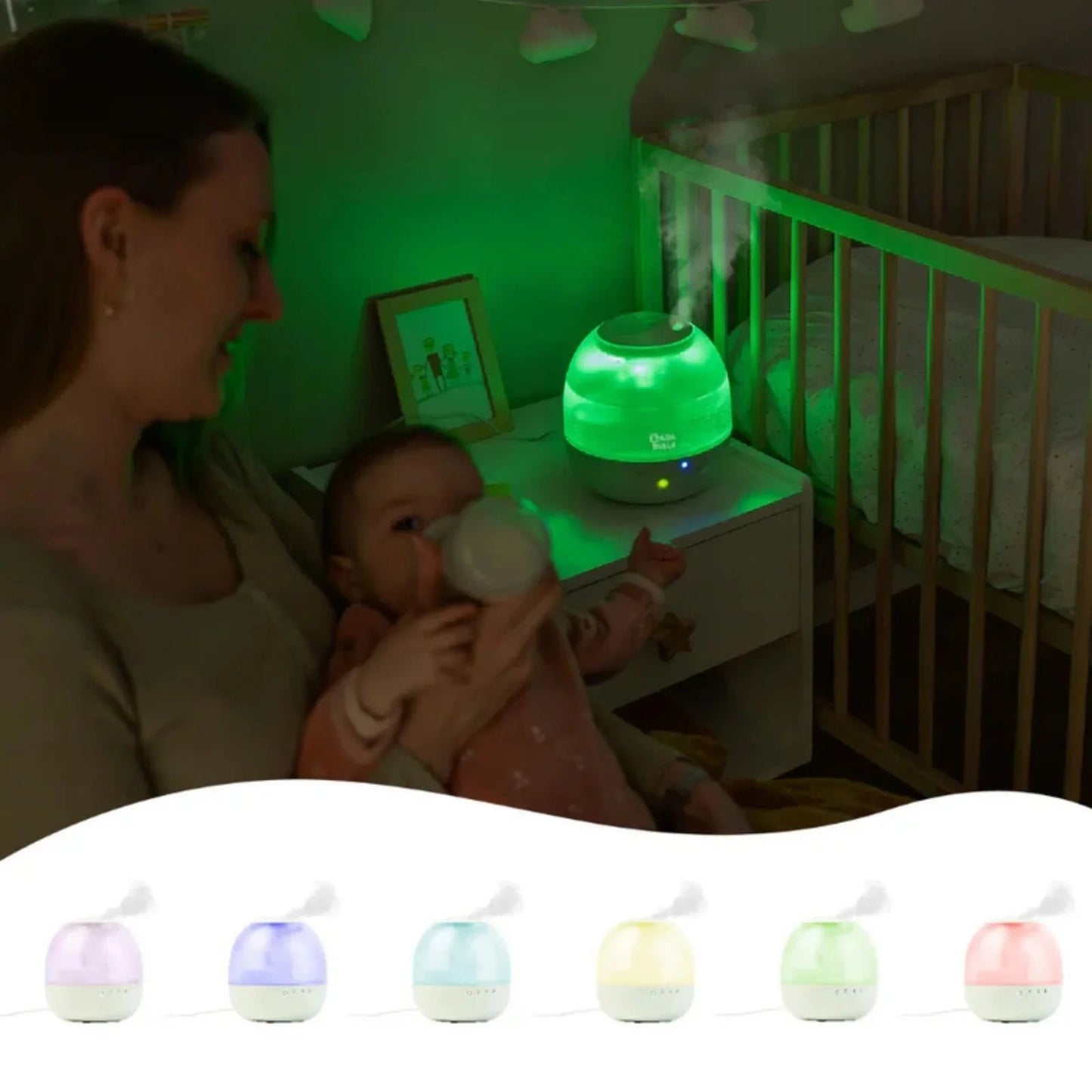 Badabulle Bubble Humidifier Nightlight - mezetto ebebek ebebek
