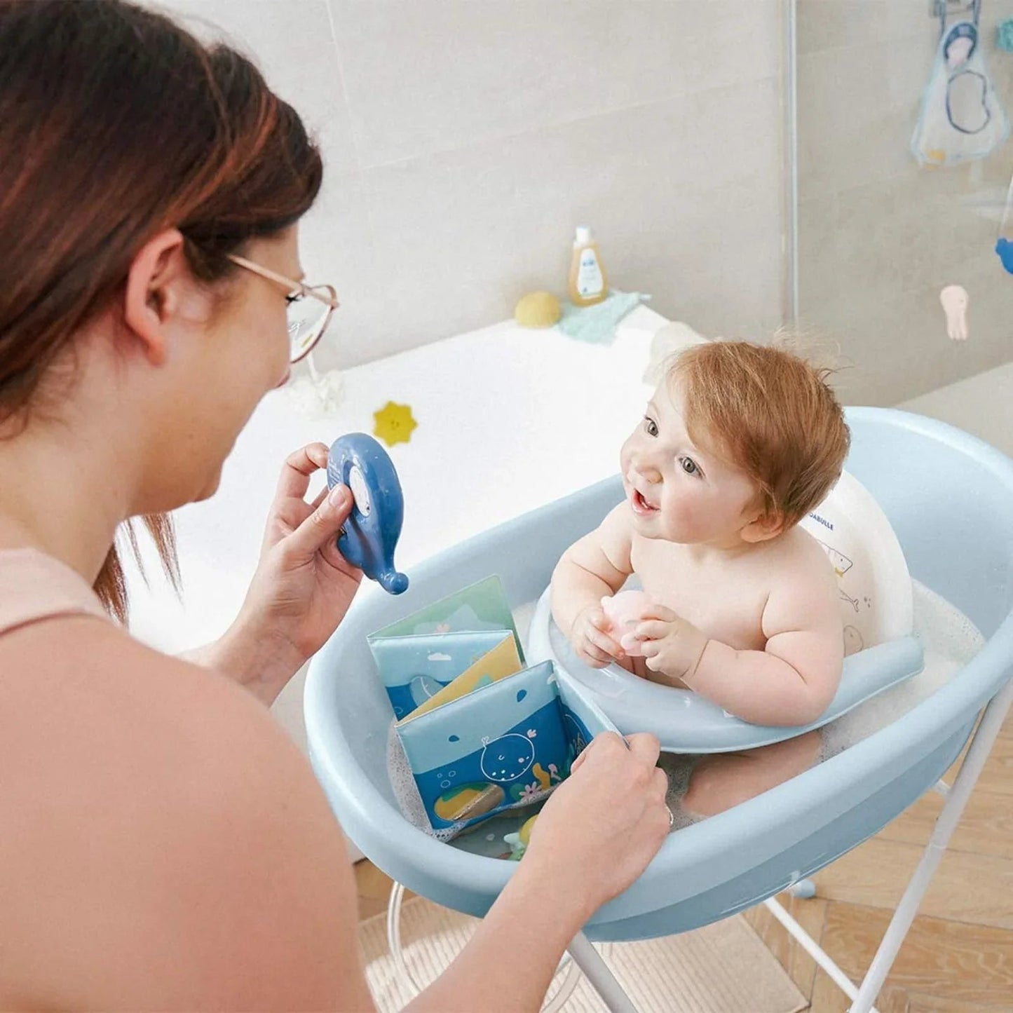 Badabulle Whale Baby & Toddler Bath Tub - mezetto ebebek ebebek