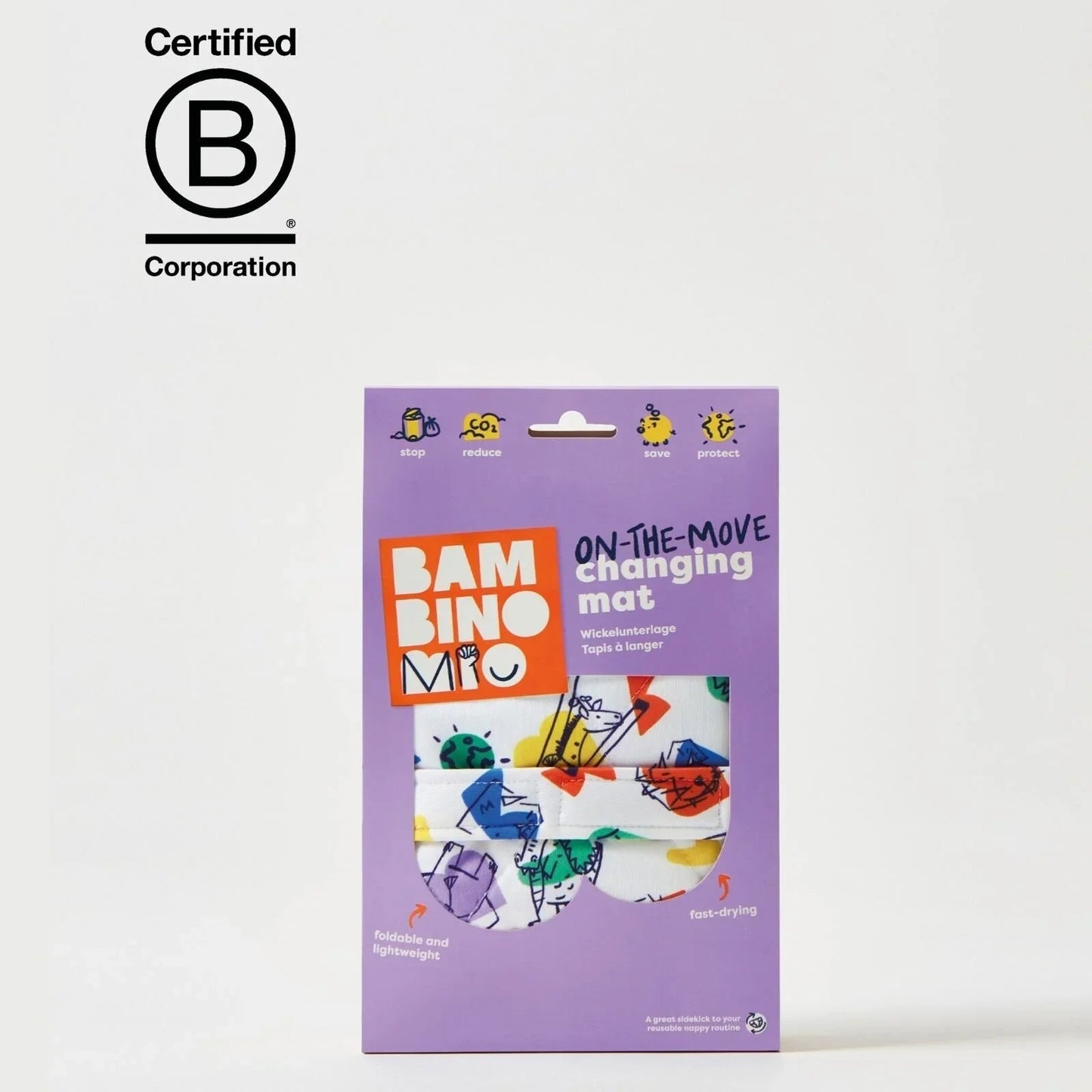 Bambino Mio - On The Move Changing Mat - Bold - mezetto ebebek ebebek