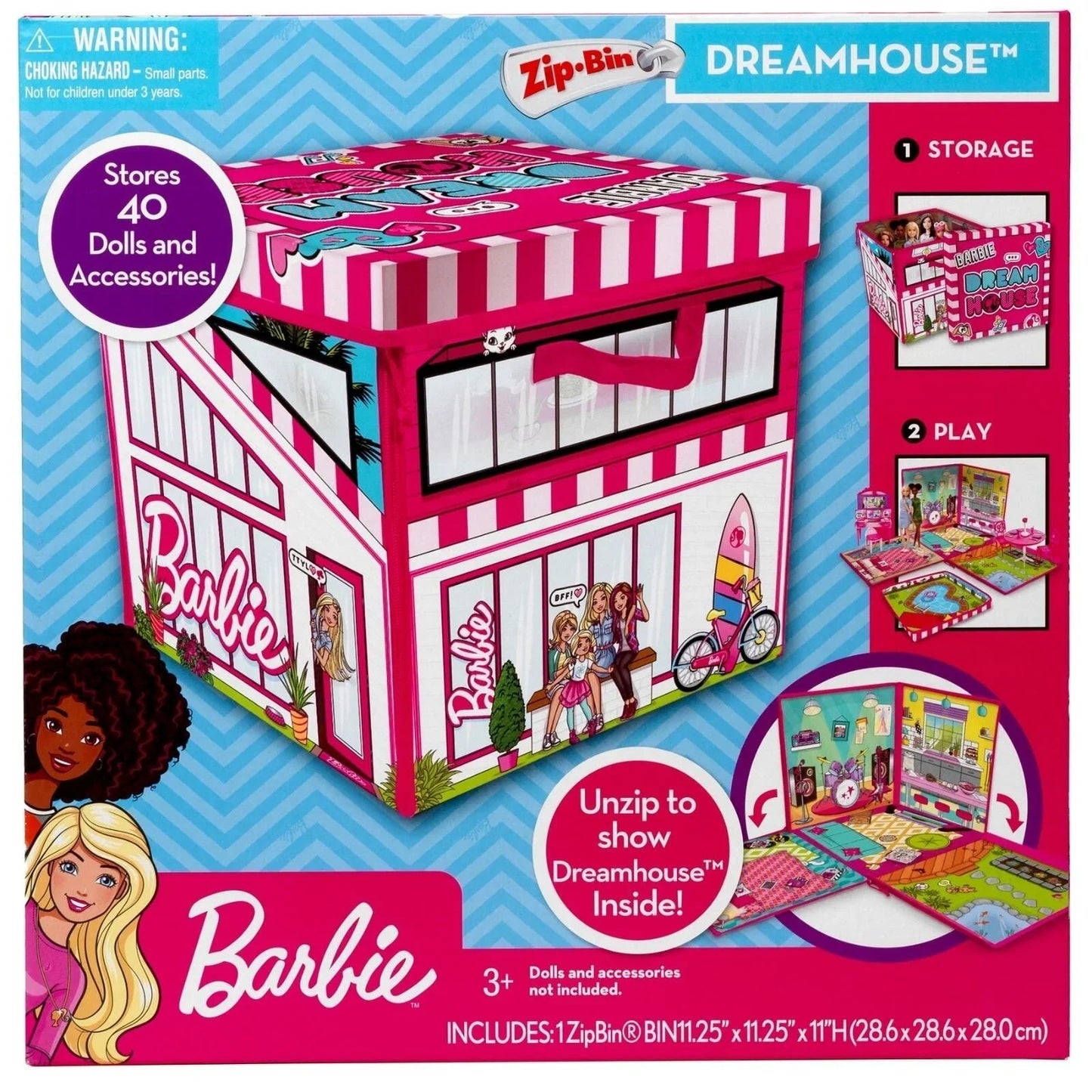Barbie Dream House ZipBin & Playmat - mezetto ebebek ebebek