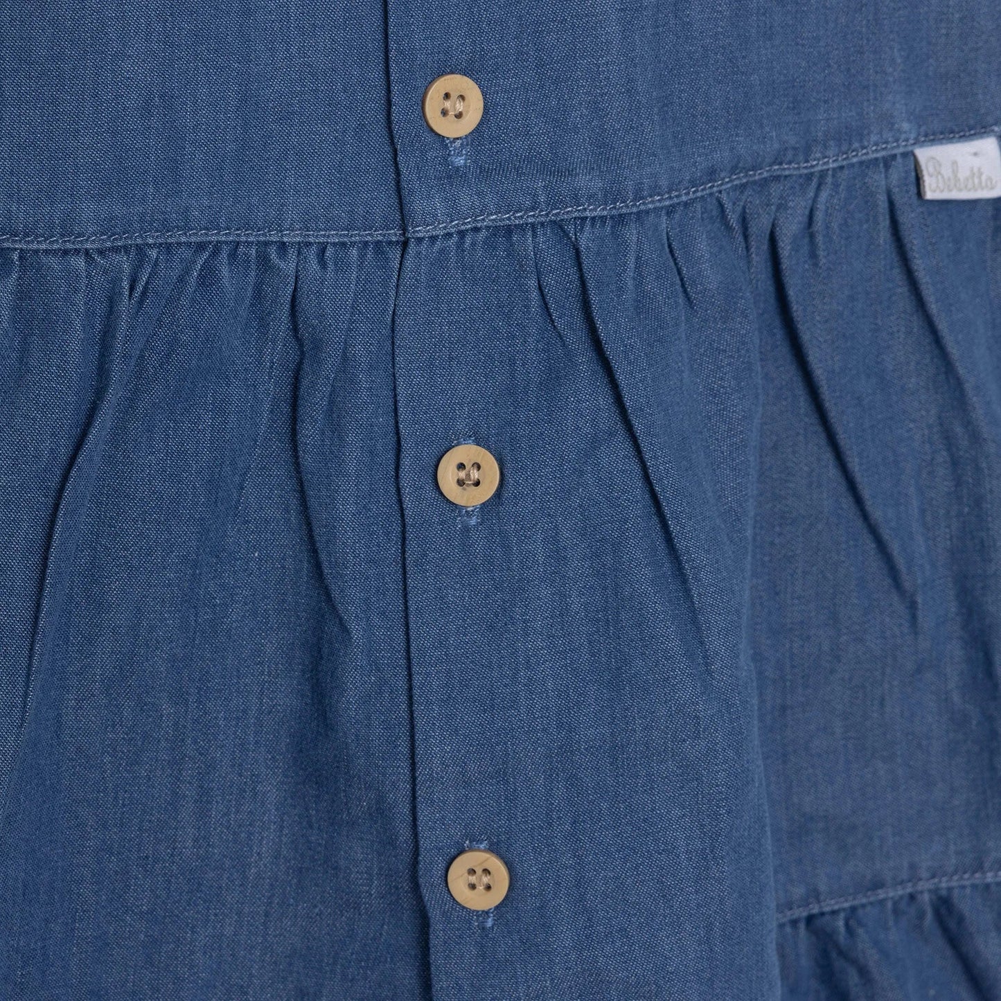 Bebetto Ponpon Team Girl Dress - Indigo - mezetto ebebek ebebek