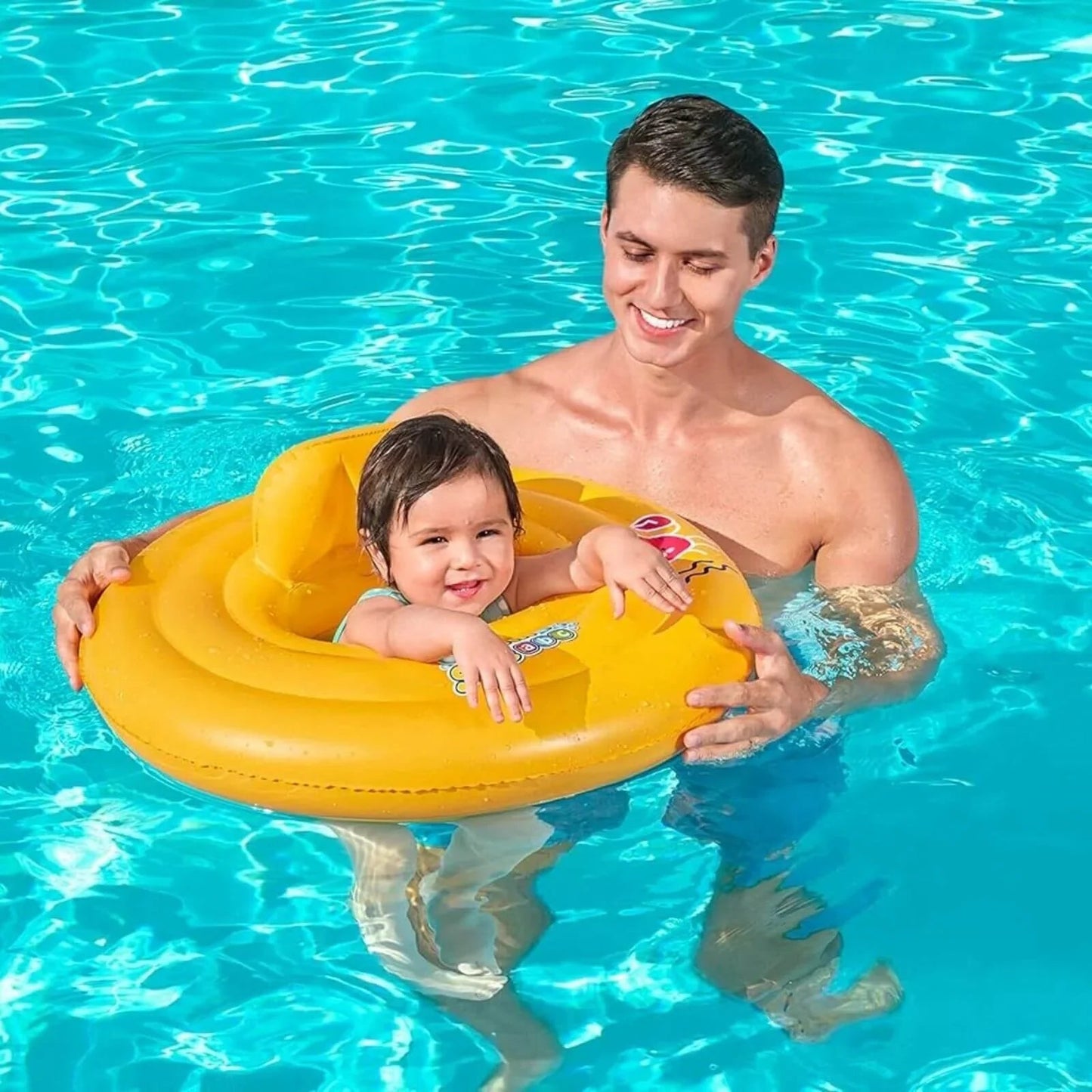 Bestway Wondersplash Baby Boat Round 3 Ring - mezetto ebebek ebebek