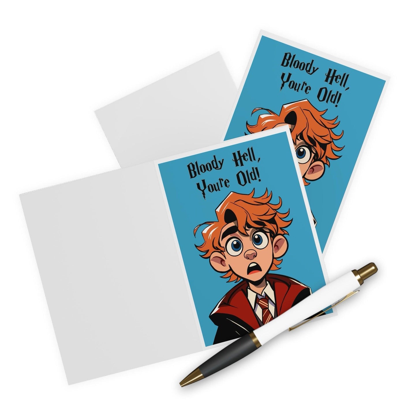 “Bloody Hell, You’re Old!” – Funny Wizard Birthday Card - mezetto KEOLIX KEOLIX