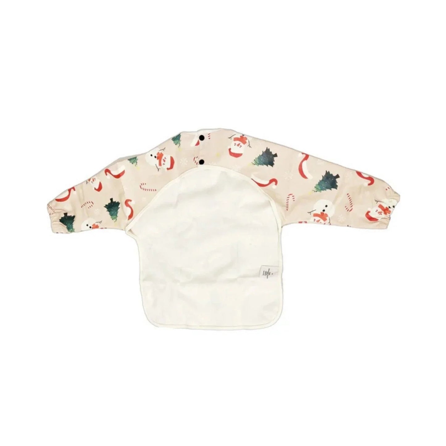 BLW Essentials Waterproof Christmas Long Sleeved Coverall Bib - mezetto ebebek ebebek