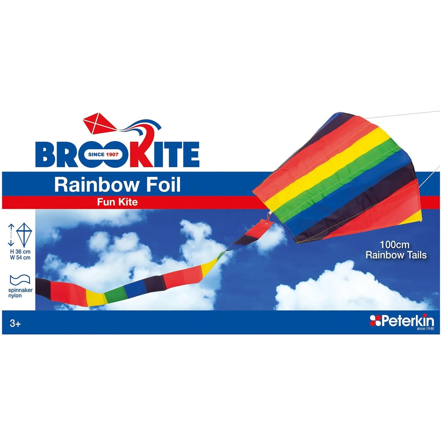 Brookite Rainbow Foil Kite - mezetto ebebek ebebek