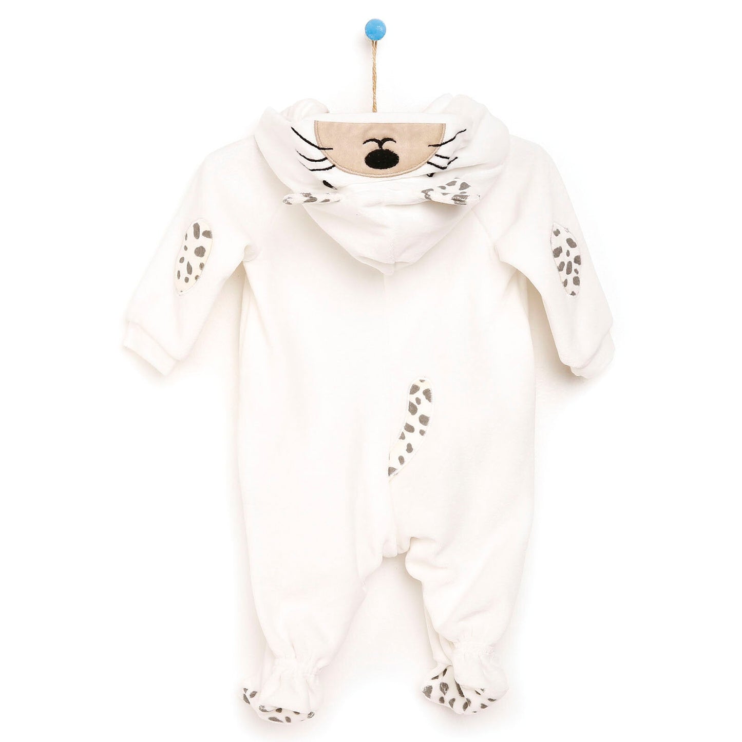Cassiope Newborn Funny Friend Velvet Footed - Ecru - mezetto ebebek ebebek