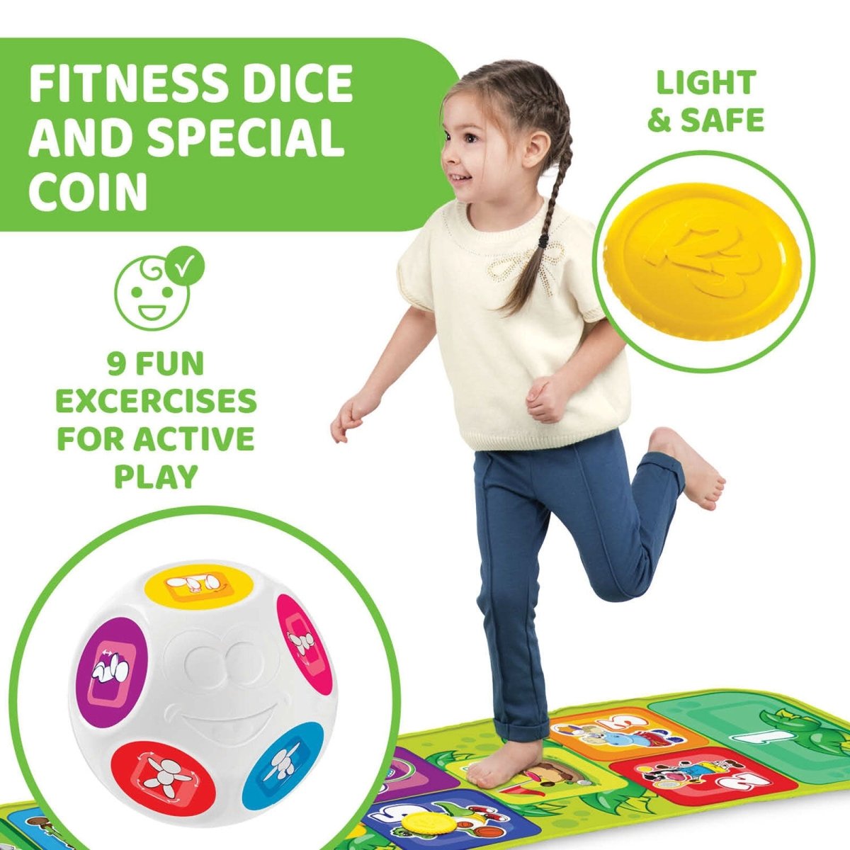 Chicco Jump & Fit Playmat Hopscotch - mezetto ebebek ebebek