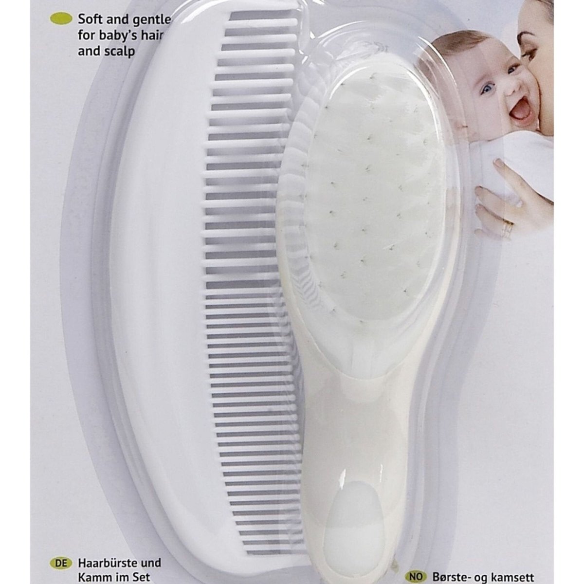 Clippasafe Brush and Comb Set - mezetto ebebek ebebek