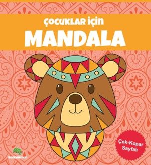 Çocuklar İçin Mandala - Turuncu - Bookalemun Yayınevi Kitap