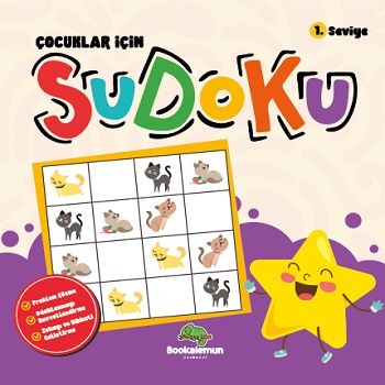 Çocuklar İçin Sudoku 1.Seviye - Bookalemun Yayınevi Kitap