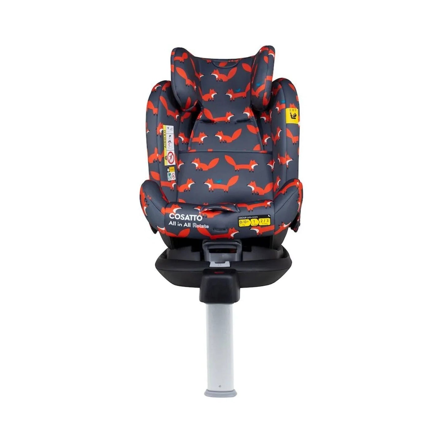 Cosatto All in All 360 Rotate i - Size Car Seat - Charcoal Mister Fox - mezetto ebebek ebebek