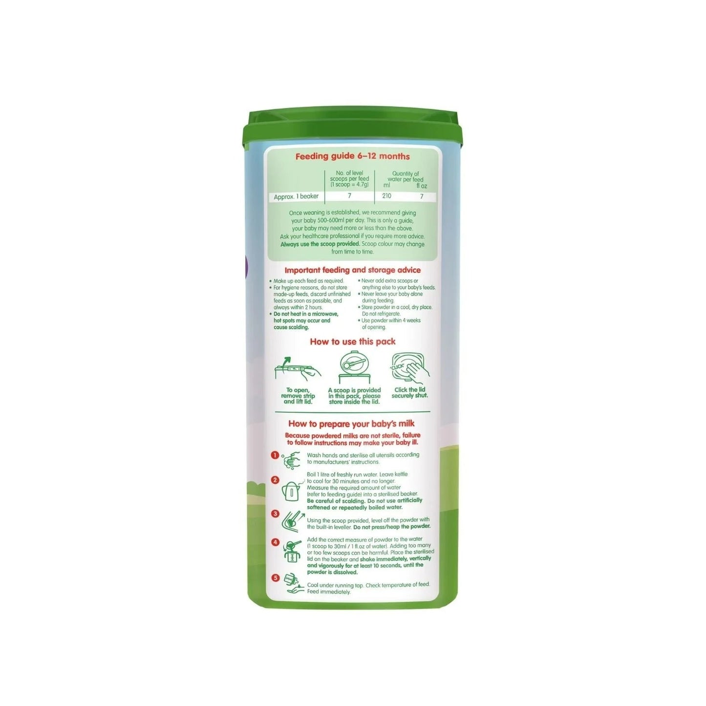 Cow and Gate 2 Follow On Milk Formula 6 - 12 months 800g - mezetto ebebek ebebek
