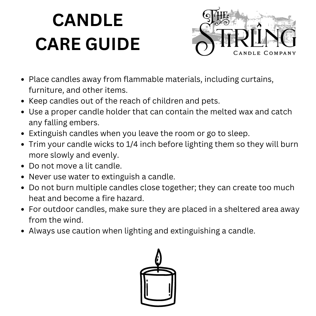 Crackling Log Fire - Large Candle - mezetto Shopify Collective The Stirling Candle Company