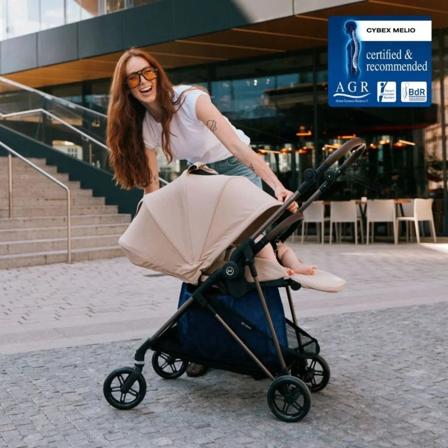 Cybex Melio Pushchair - Fog Grey - mezetto ebebek ebebek