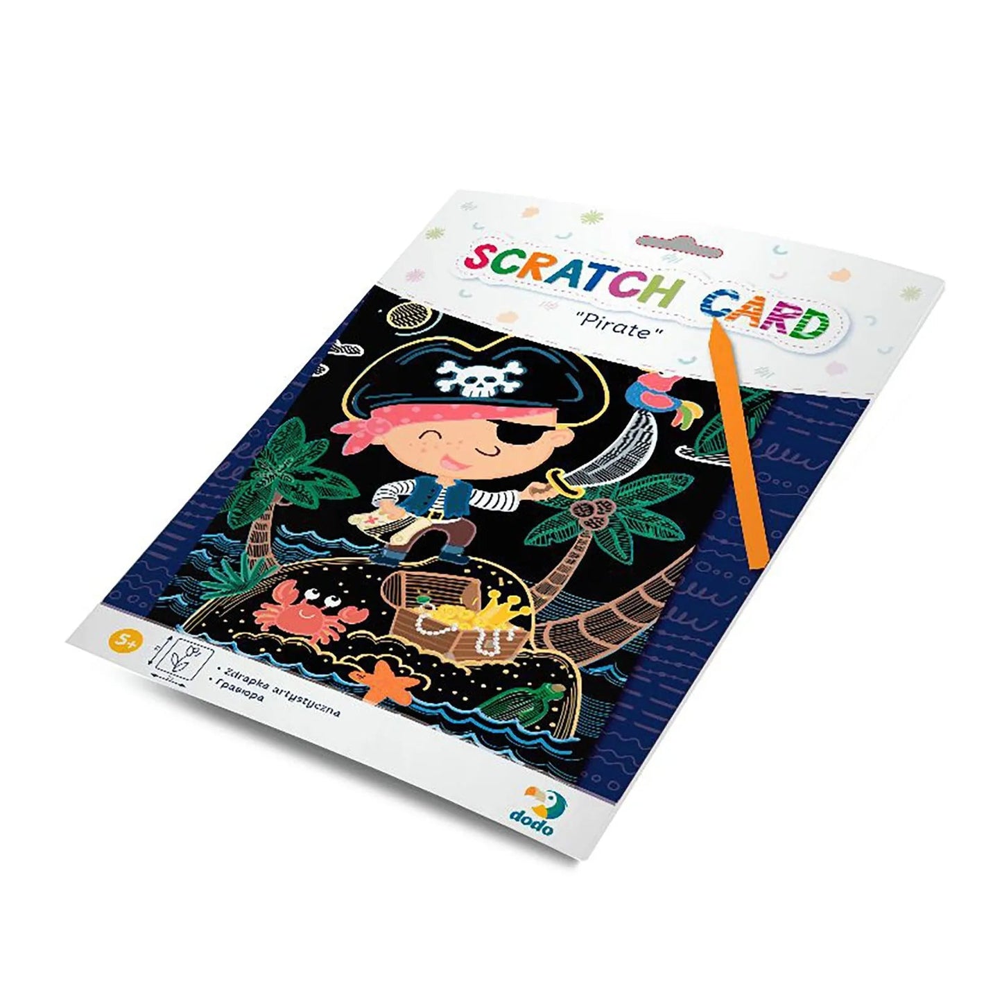 Dodo Scratch Card Pirate - mezetto ebebek ebebek