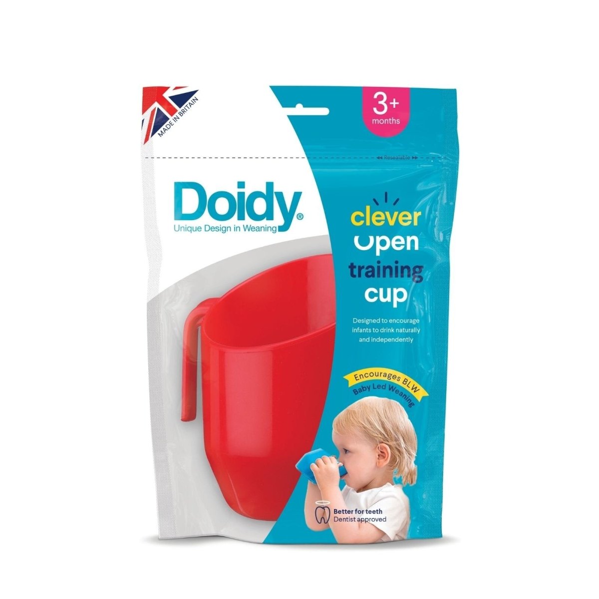 Doidy Cup - Red - mezetto ebebek ebebek