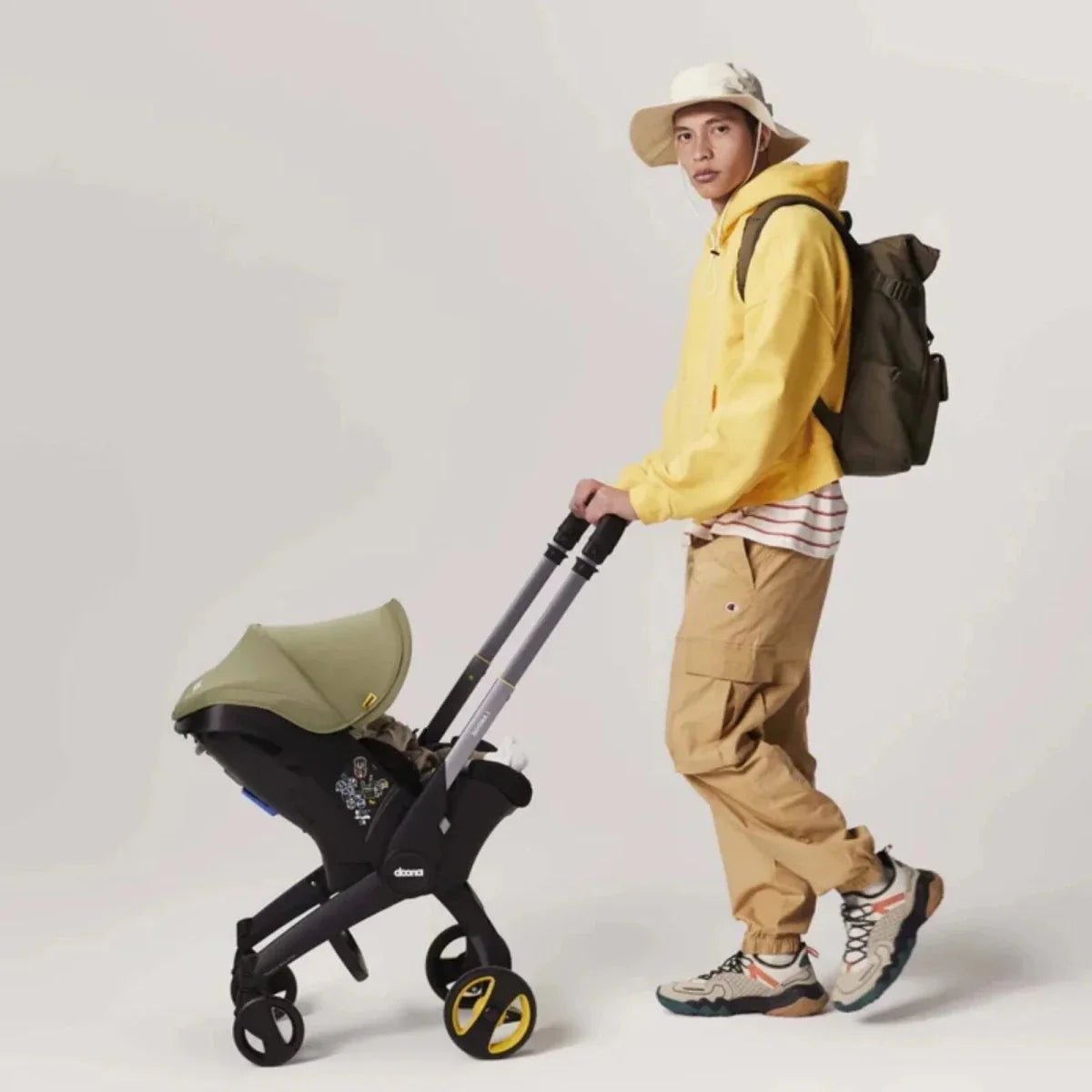 Doona i Infant Car Seat & Stroller - Desert Green - mezetto ebebek ebebek