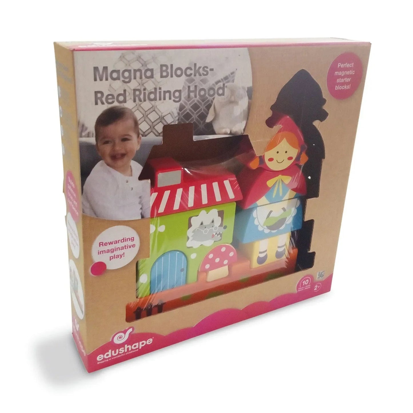 Edushape Red Riding Hood Magnetic Blocks - mezetto ebebek ebebek