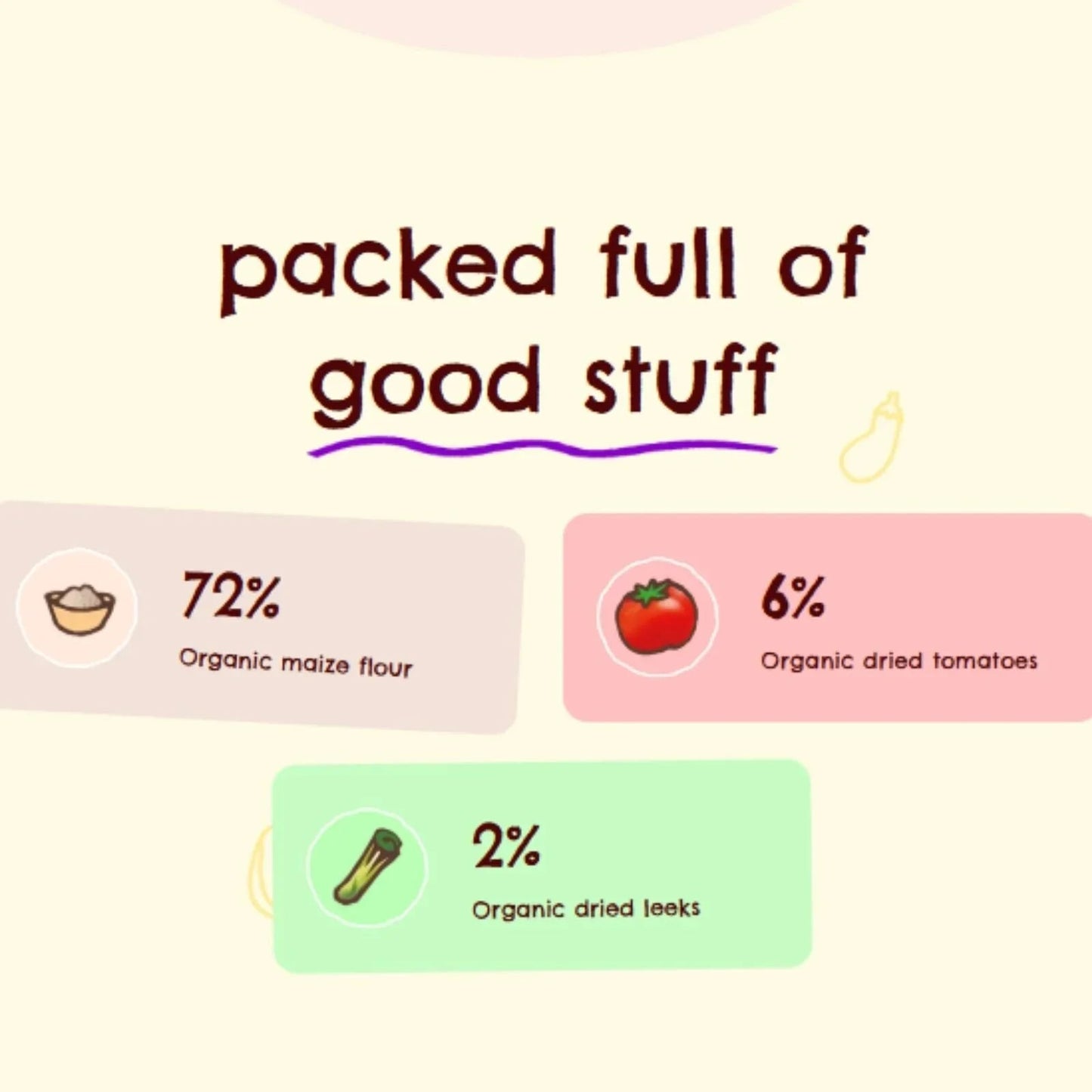 Ella's Kitchen Organic Tomato & Leek Melty Puffs Baby Snack 6+ months 20g - mezetto ebebek ebebek